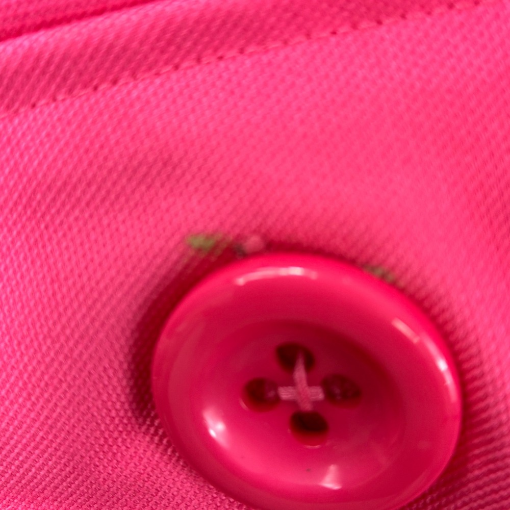 Jones New York Women's Jacket XL Bright Pink Utility Jacket Lightweight - Cute! - Picture 10 of 11